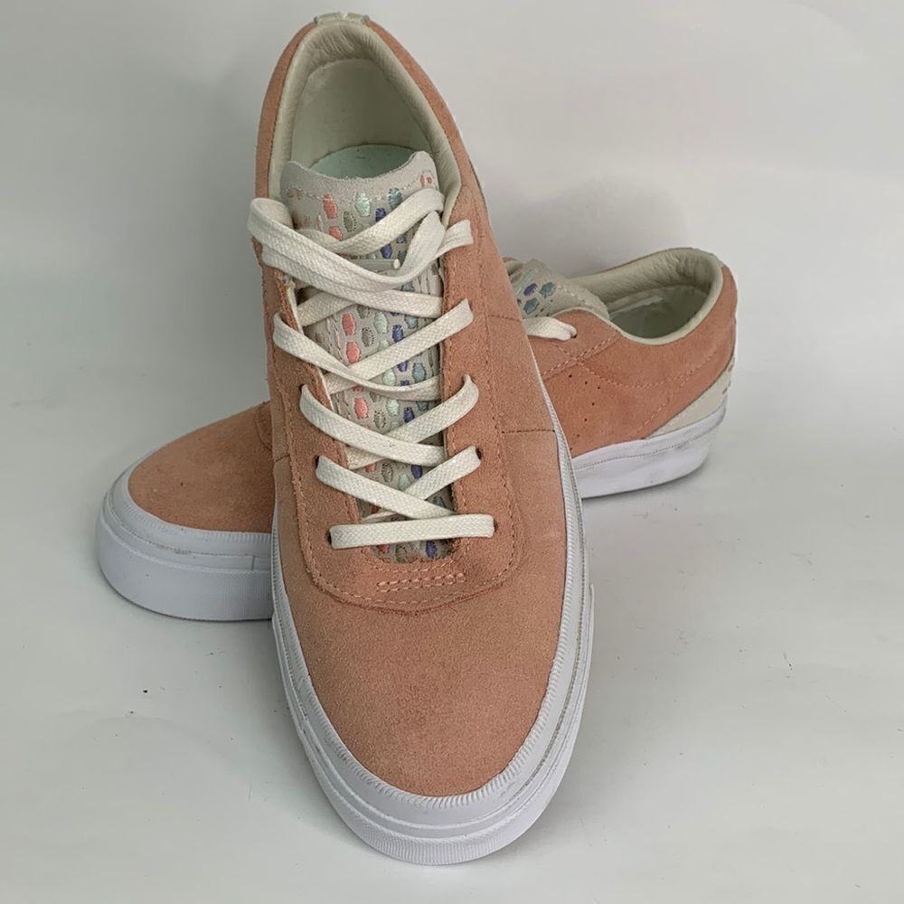 Converse All Star Peach Suede Sneakers